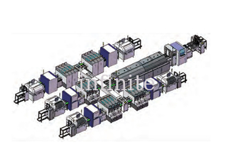 Linea di assemblaggio SMT interconnessa Multilinea nello schema di cablaggio del forno di riflusso a doppio binario