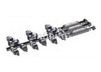 Linea di assemblaggio SMT multifilo Schema di cablaggio del forno di riflusso della cinghia a rete a tre riflussi