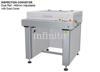 Controllo PLC del trasportatore di ispezione PCB 100VA Dual Rail High-End con copertura antipolvere
