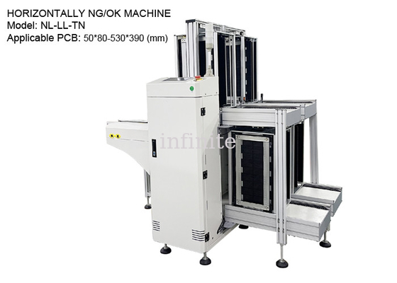 LL Separazione PCB Macchina di scarico Orizzontalmente Macchina NG/OK
