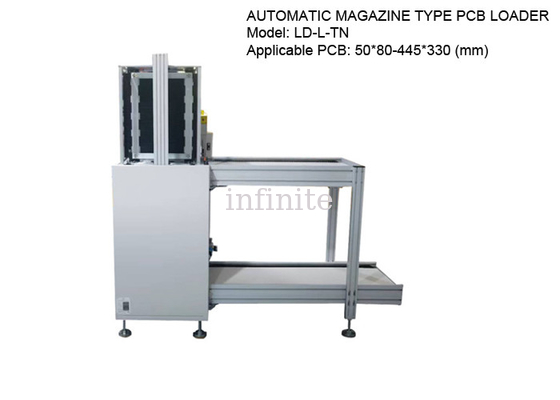 Caricatore automatico di riviste PCB SMT 445 * 330 mm per PCB di dimensioni L