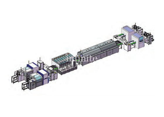 Linea di produzione SMT a doppio binario Schema completo di cablaggio ad alta velocità A