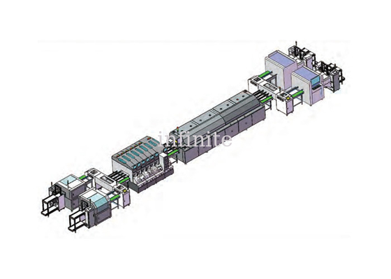 Linea di produzione Infitek SMT a doppio binario, schema di cablaggio della macchina pick and place