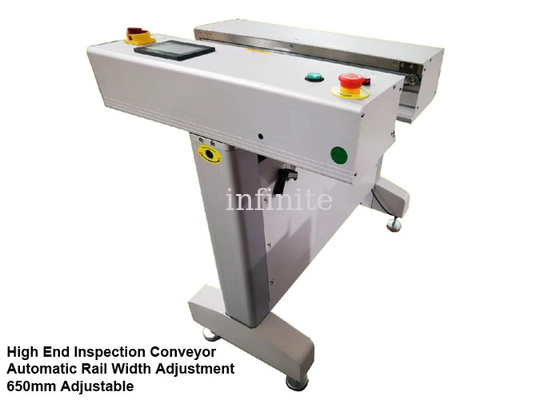 Trasportatore di ispezione PCB in acciaio inossidabile altezza 900 mm con guida automatica