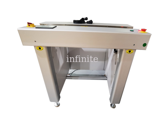 Trasportatore di ispezione PCB da 0,8 m a 1 m di fascia alta a doppia guida con copertura antipolvere