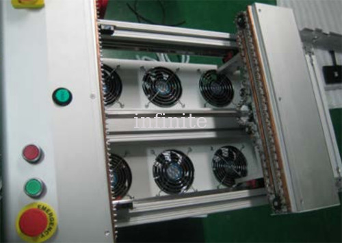 Trasportatore industriale del PWB di SMT di uso con i fan sul fondo