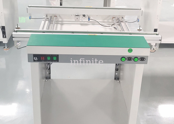 Pcb connessione a doppio binario manipolazione trasportatori regolazione manuale e automatica della larghezza